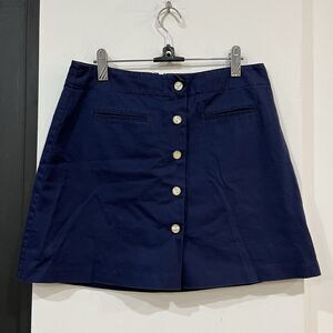Lady Hagen Navy Button Golf Skort Women’s Size 6 Resort Preppy